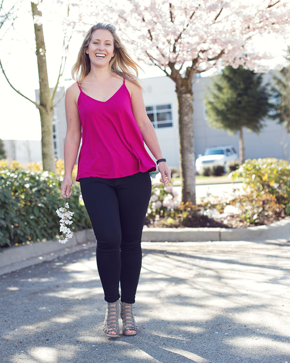 Silver Icing Flowy Tank