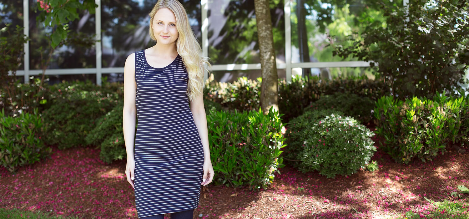 Silver Icing Long Beach Tank Dress