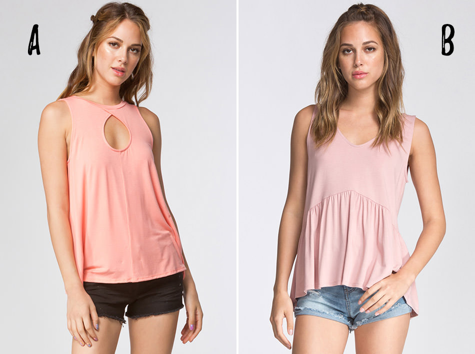 Silver Icing Keyhole vs Ruffle Top Silver Icing Keyhole vs Ruffle Top