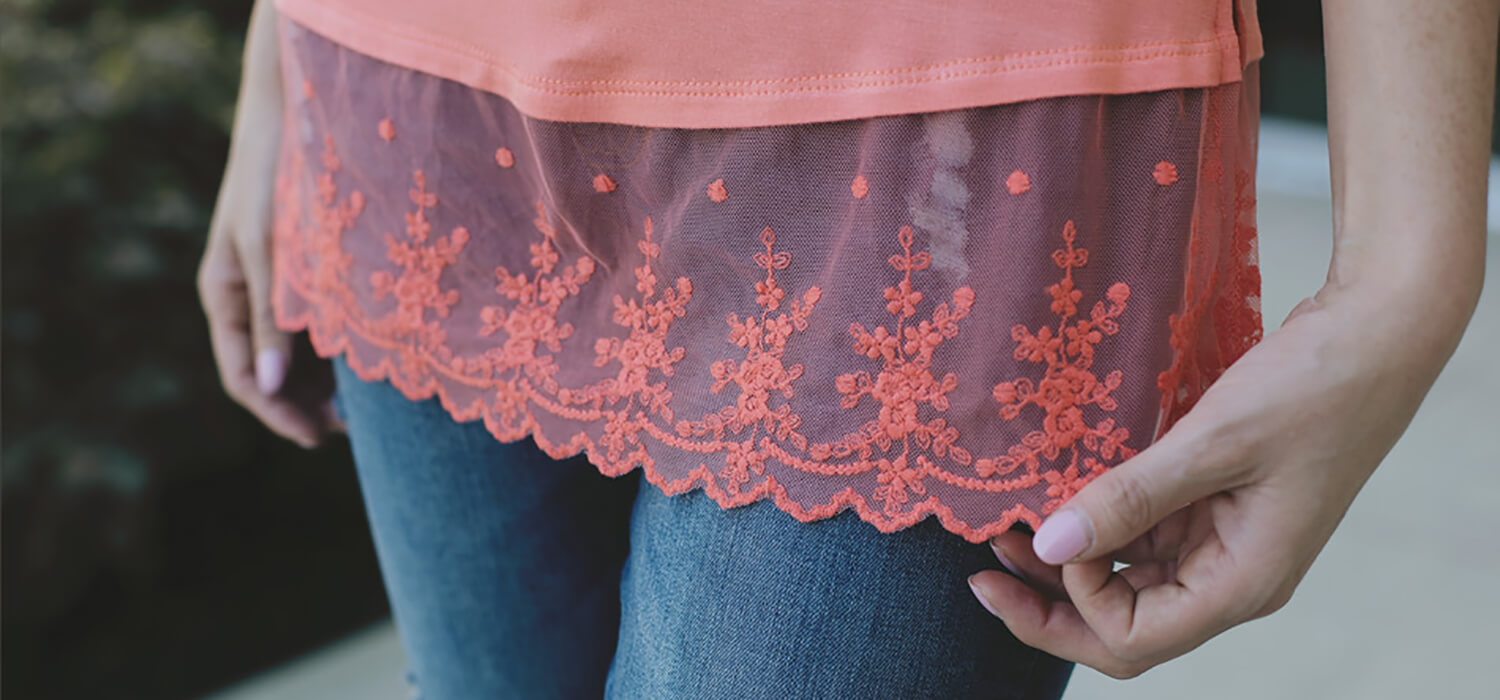 Silver Icing Sienna Lace Extender