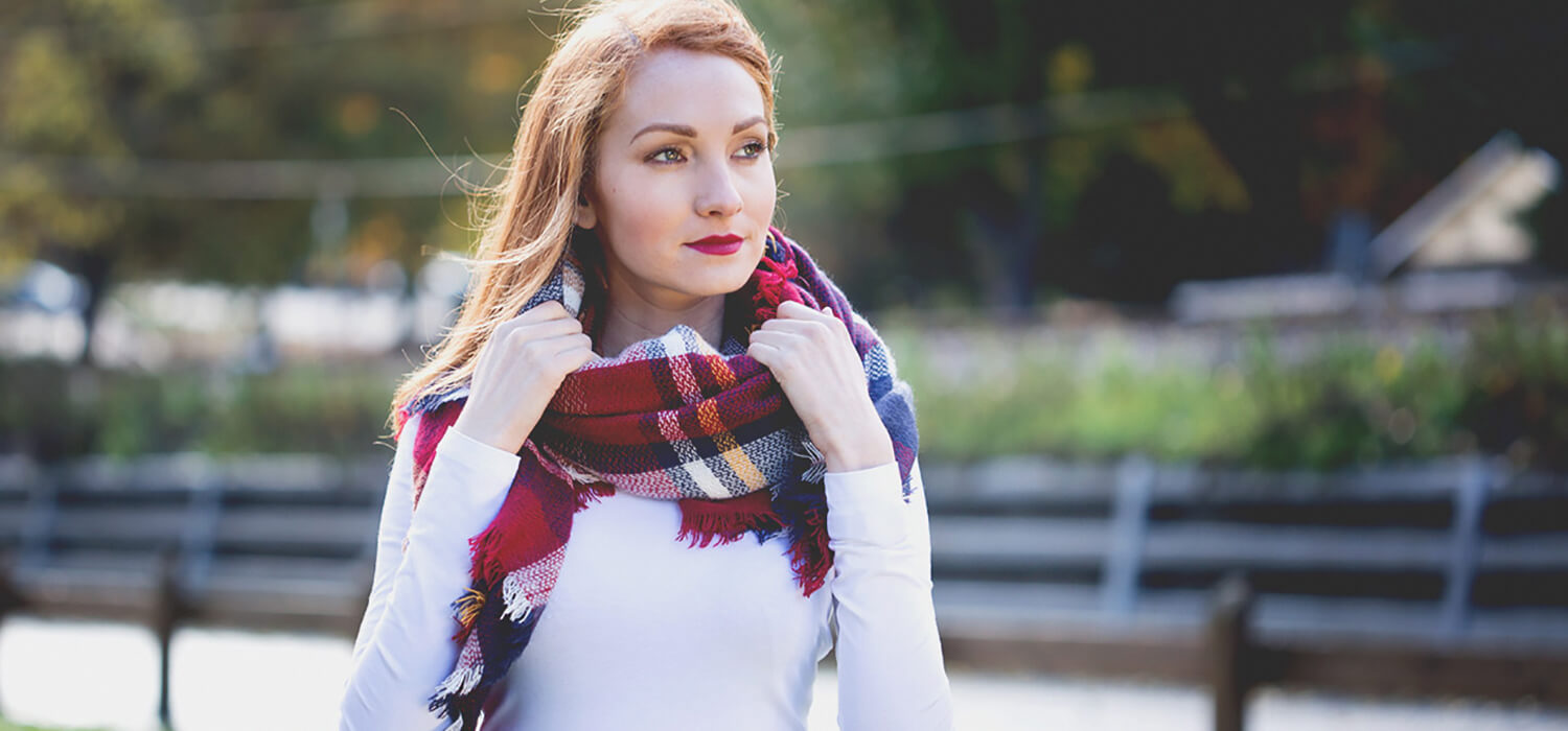 Silver Icing How to Wear a Blanket Scarf