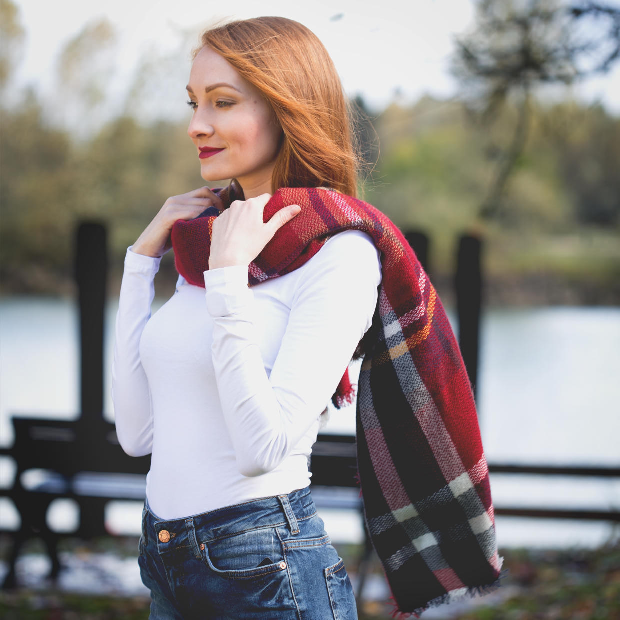 Silver Icing How to Wear a Blanket Scarf