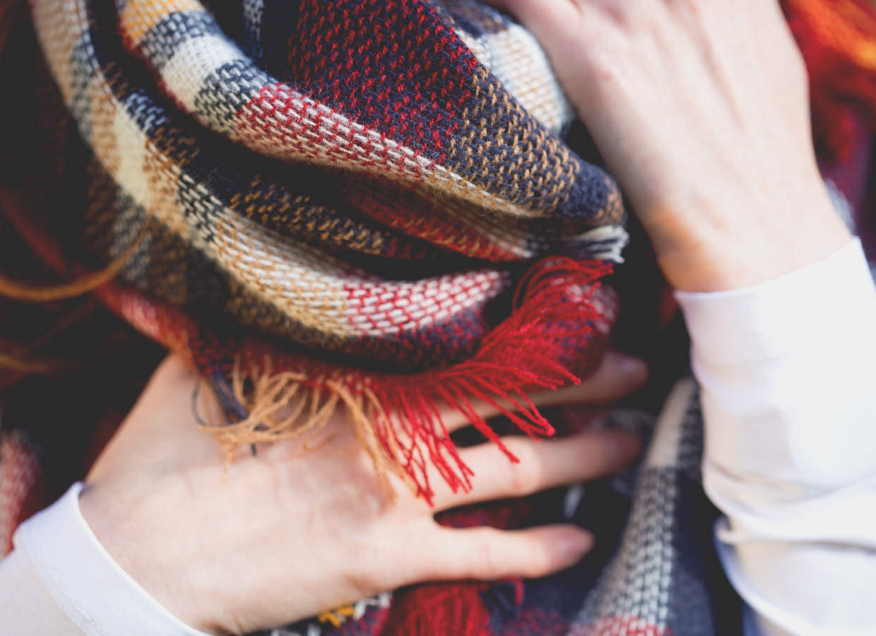 Silver Icing How to Wear a Blanket Scarf