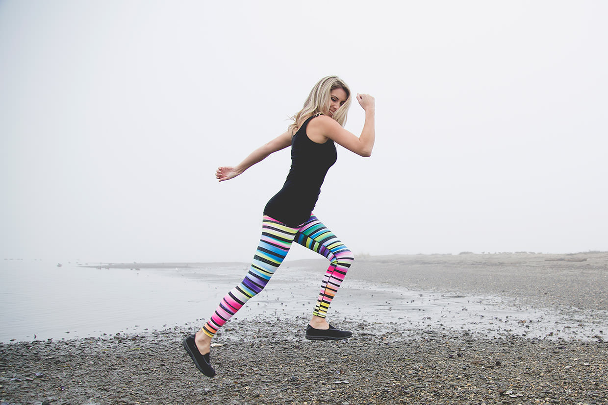 Silver Icing Rainbow Spectrum Leggings