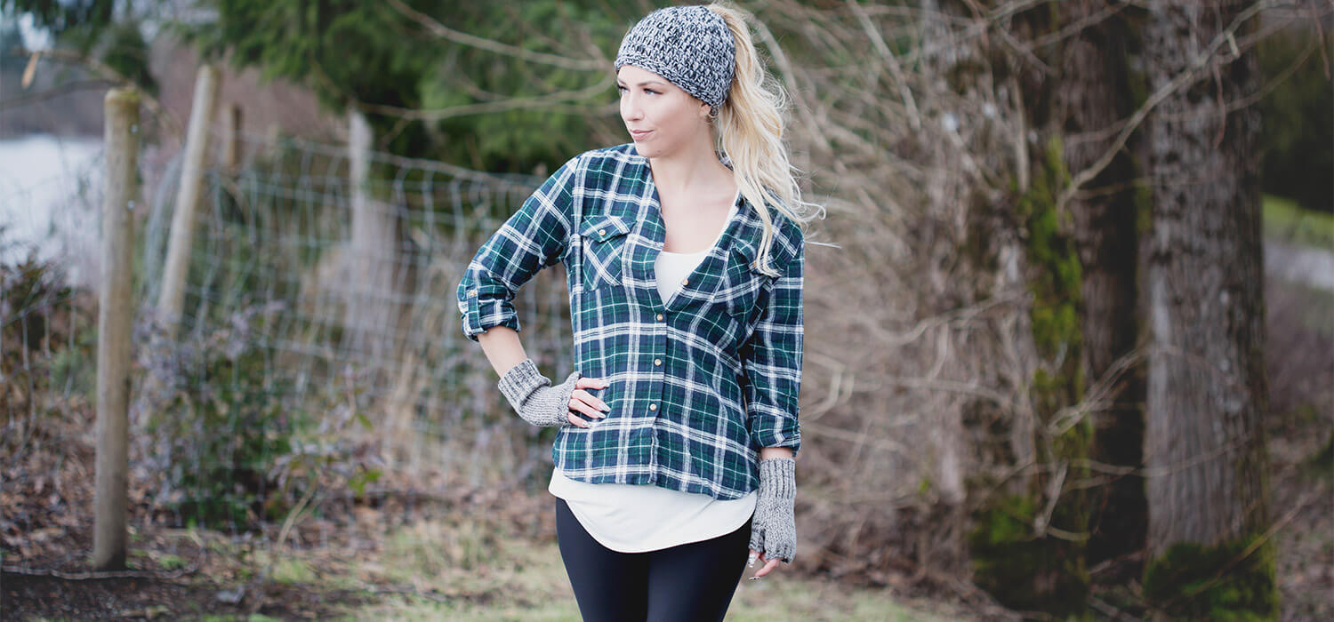 Silver Icing Cabin Cozy Plaid