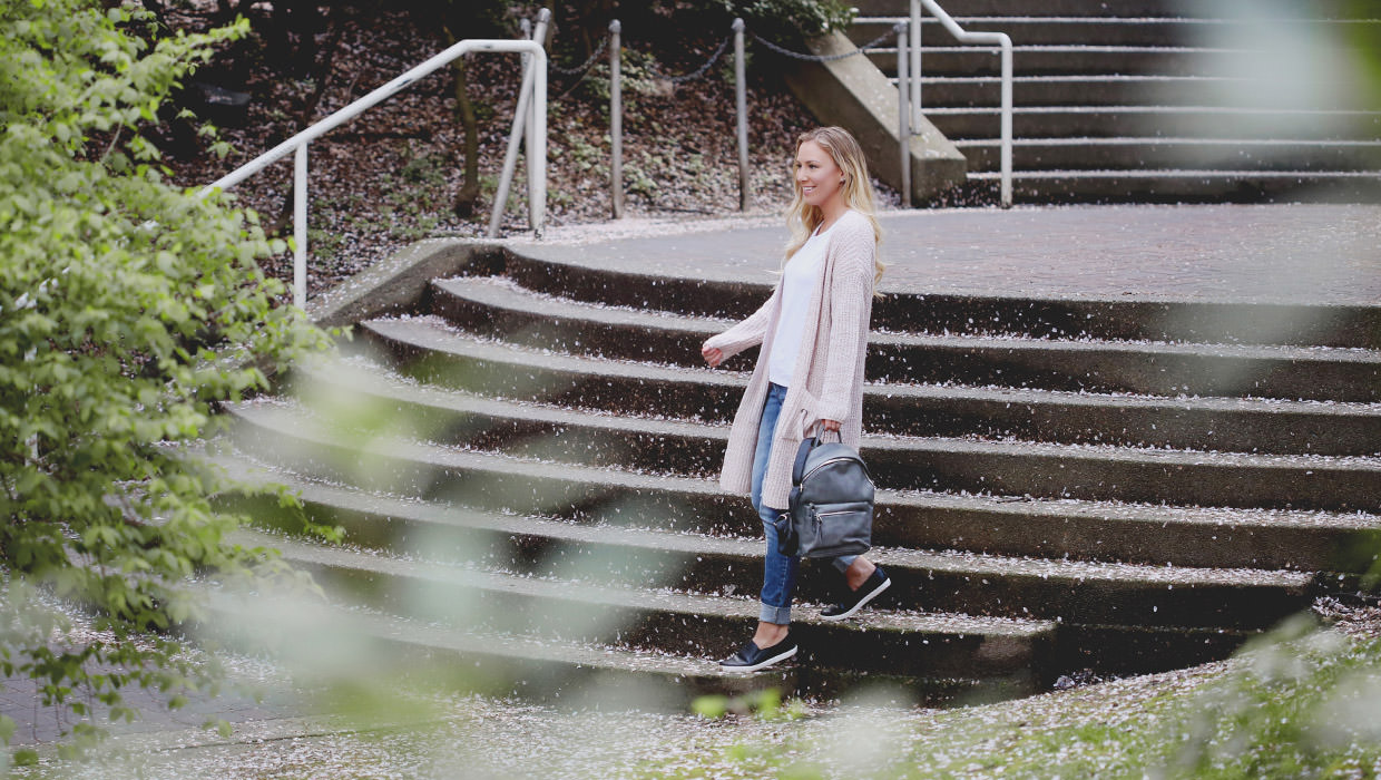 Silver Icing Flash Sale: How to Wear a Faux Leather Backpack