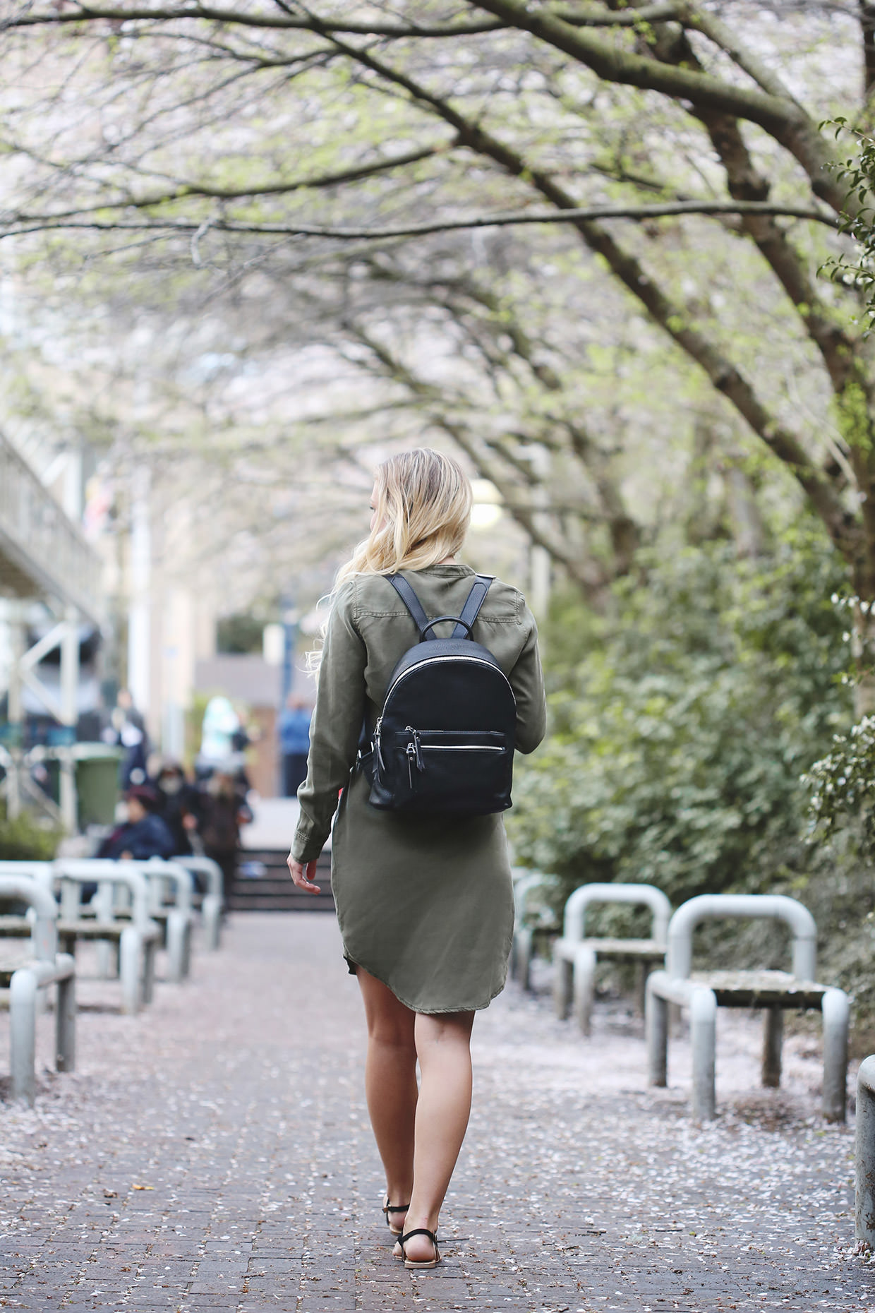 Silver Icing Flash Sale: How to Wear a Faux Leather Backpack