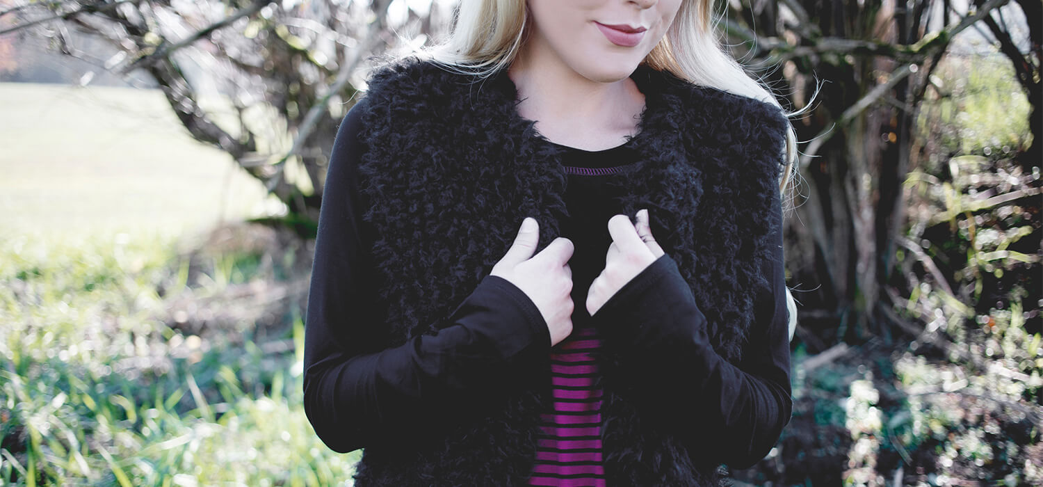 Silver Icing How to Add a Faux Fur Vest to Your Wardrobe