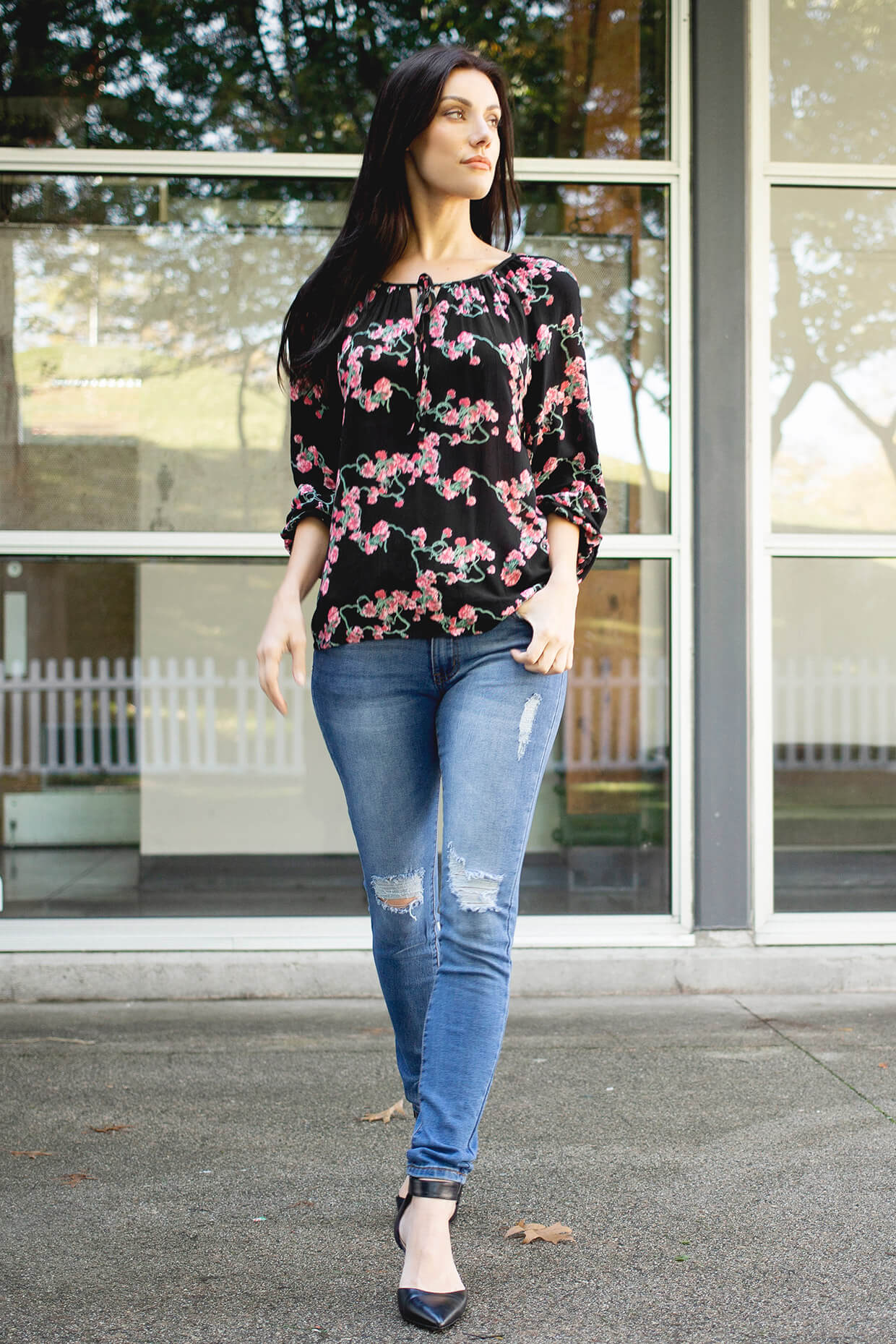 Silver Icing Flash Sale: Floral Print Top Looks for Any Occasion