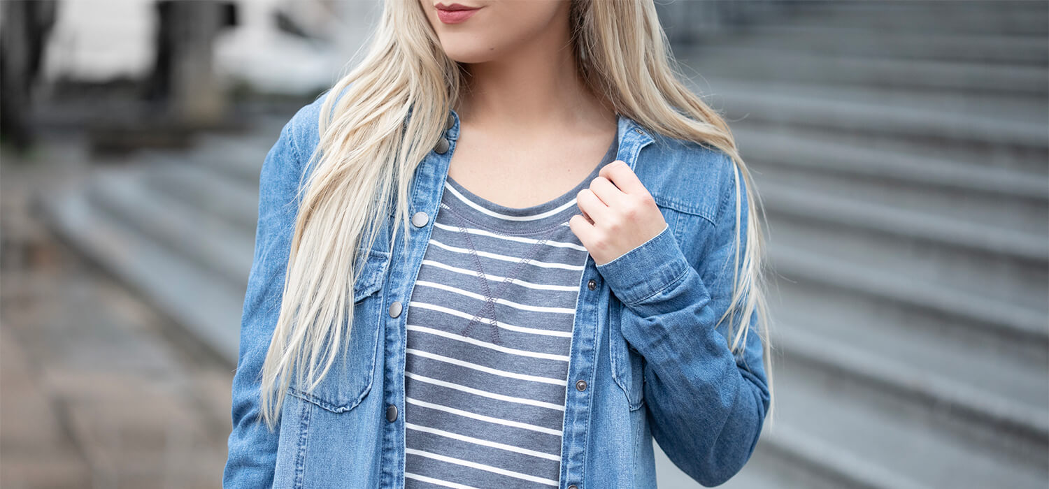 Silver Icing New Ways to Wear a Striped Shirt