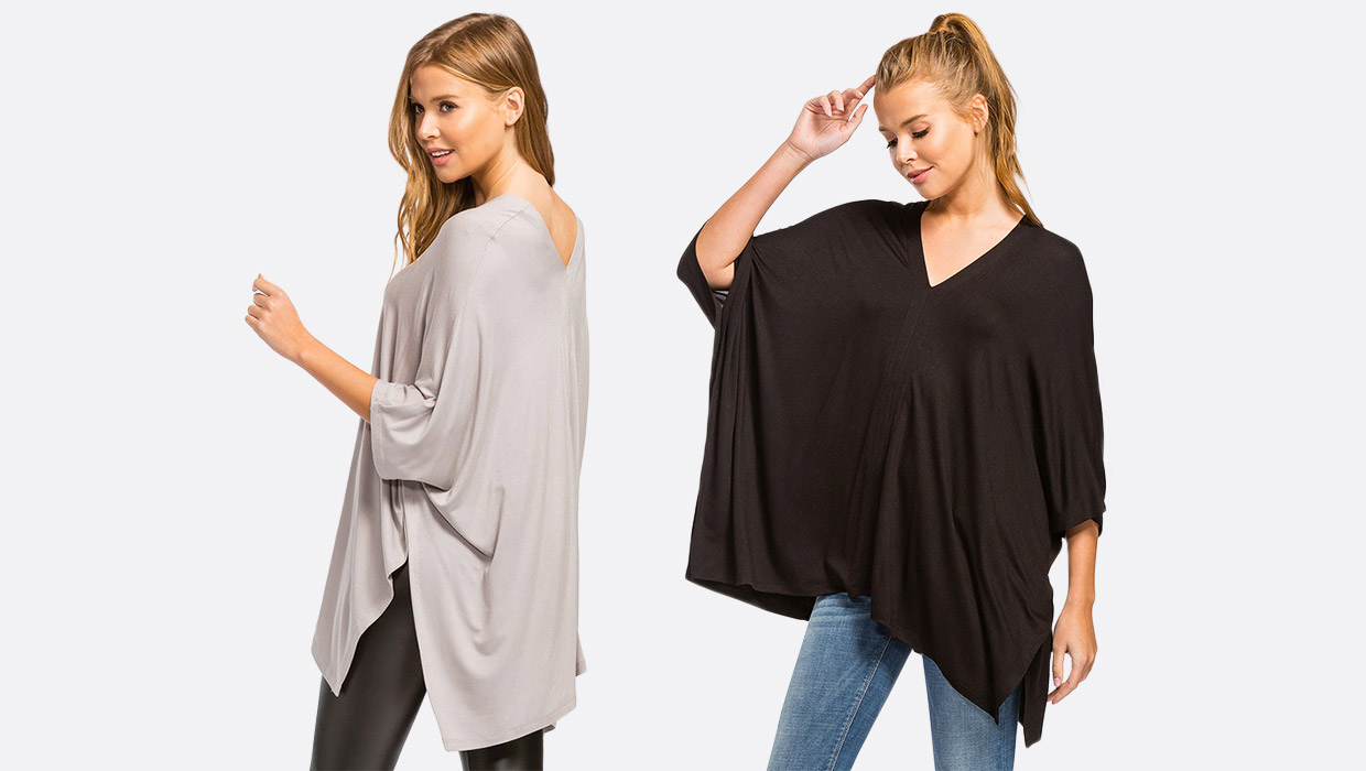 Silver Icing You Be The Buyer: Cherish Poncho Top
