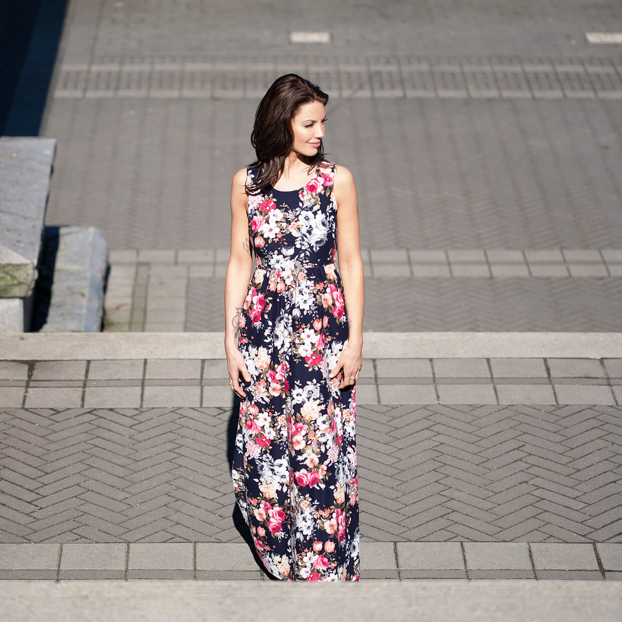 Silver Icing Name It to Win It: Floral Maxi Dress