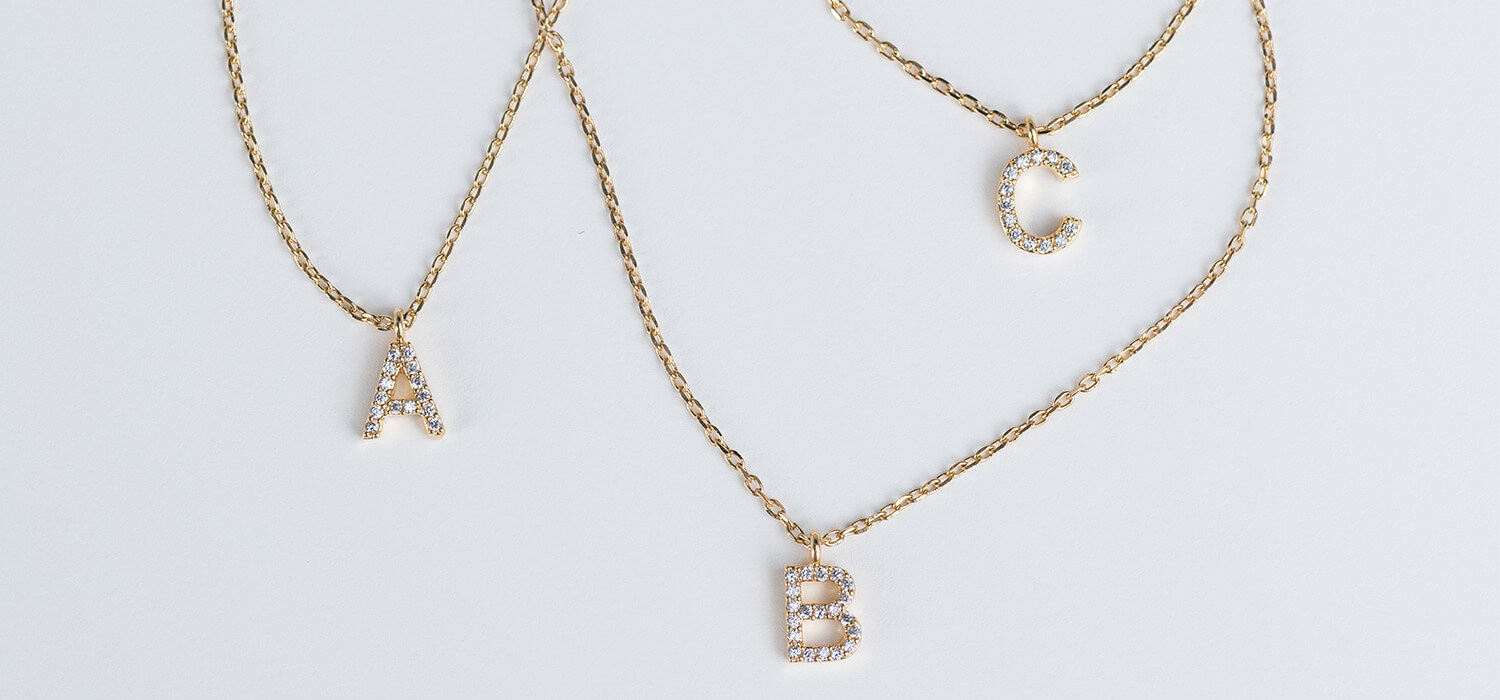 Initial Necklaces