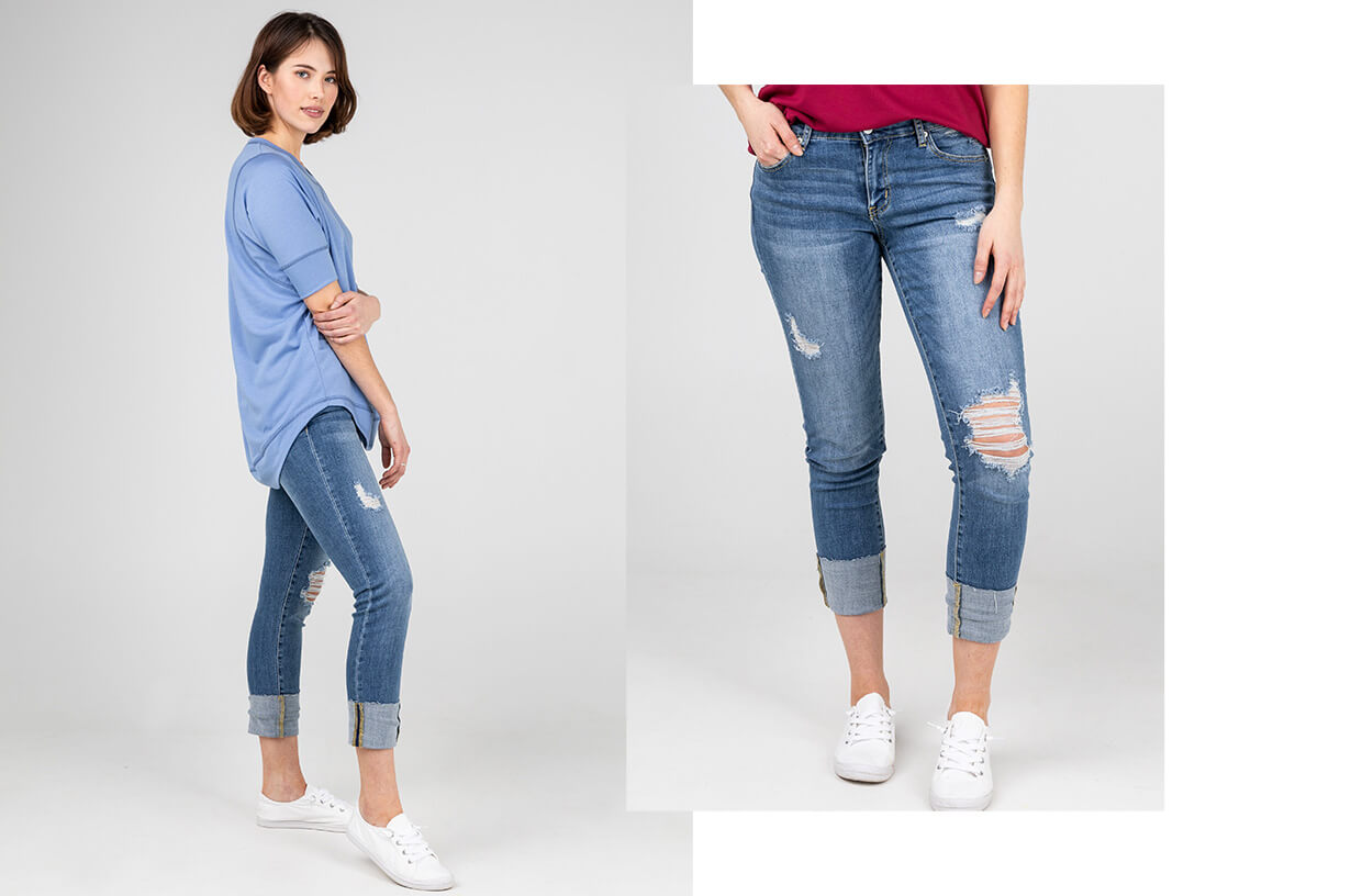 Denim Capris | Silver Icing Spotlight