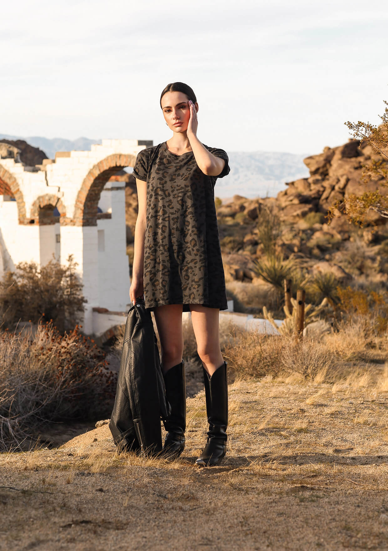 Silver Icing Caption This Spotlight: Brunette the Label Tunic Dress