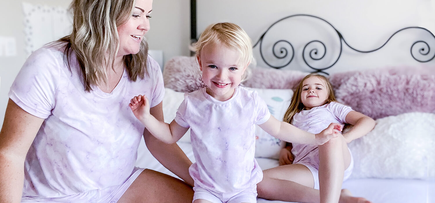 Silver Icing Mommy & Me Pajamas