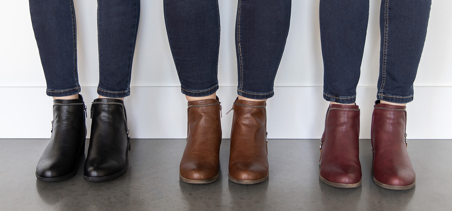 Silver Icing Zipper Booties