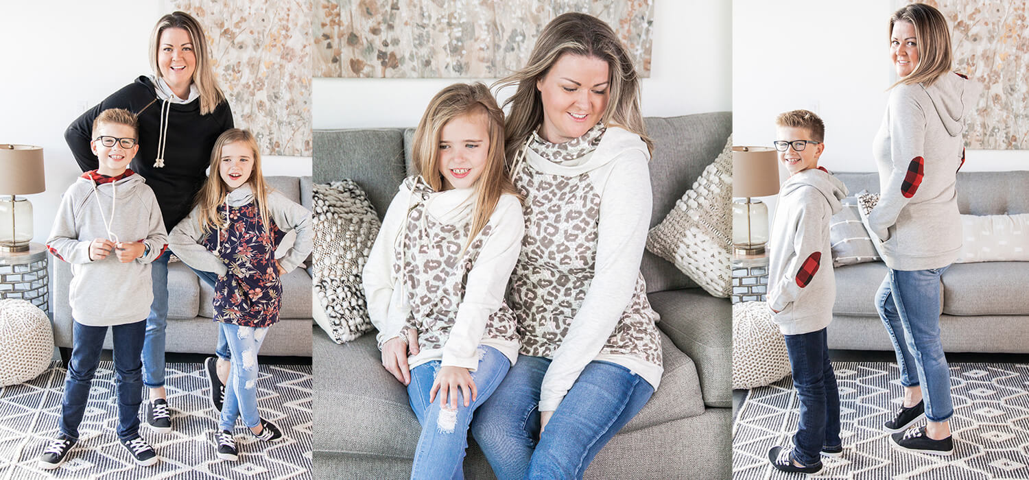 Silver Icing Mommy & Me Hoodies