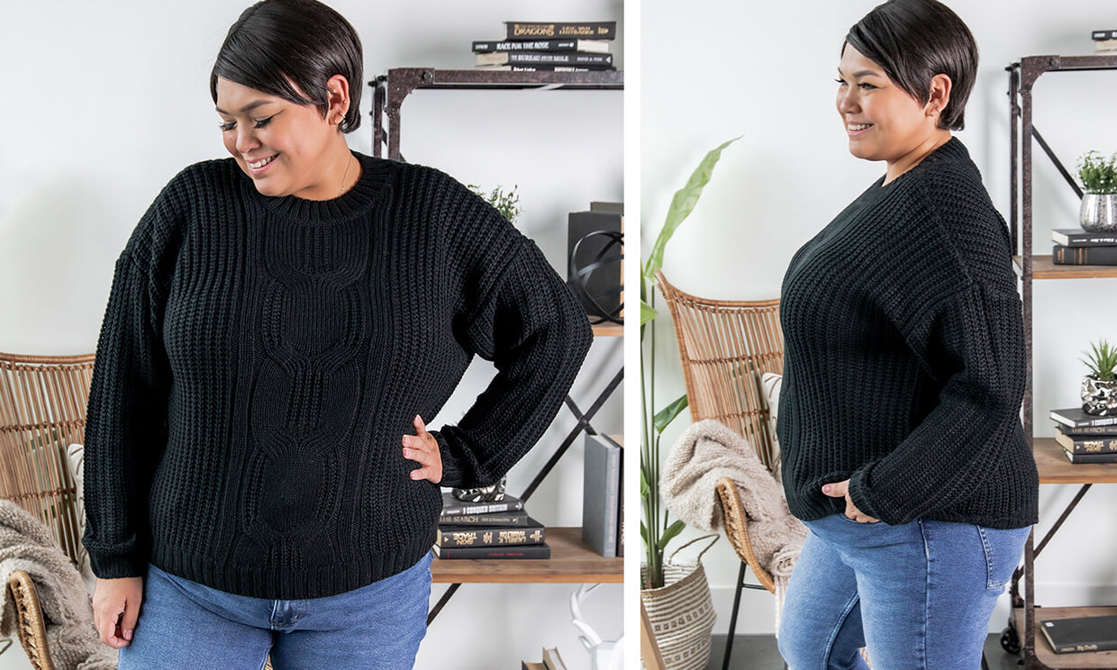 Silver Icing Name It to Win It Spotlight: Cable Knit Sweater