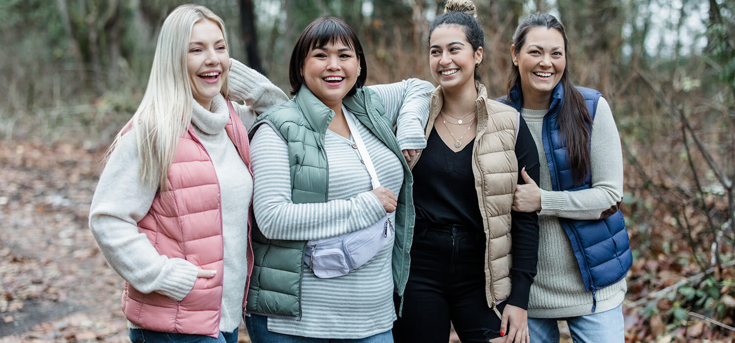 Silver Icing Lightweight Puffer Vest