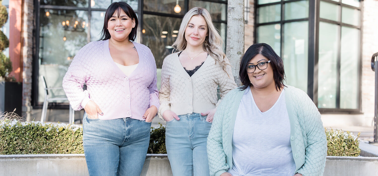 Silver Icing Button-up Cardigan