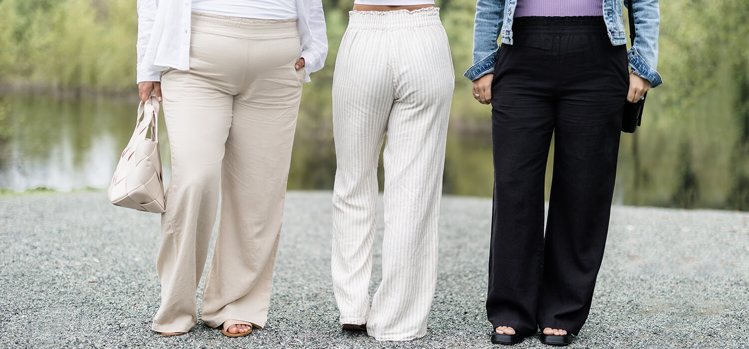 Silver Icing Linen Pants