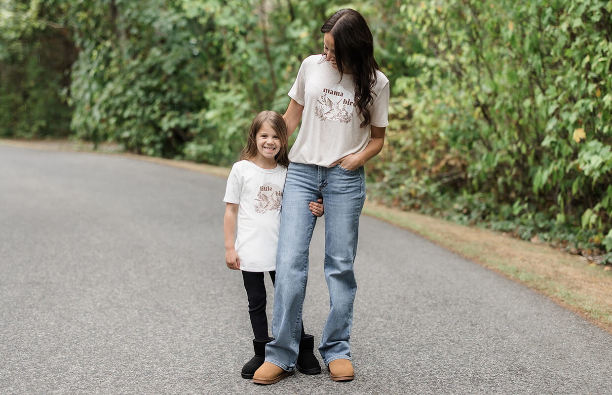 Silver Icing Reveal Spotlight: Twinning In Style: Mama Bird & Little Bird Matching Tees