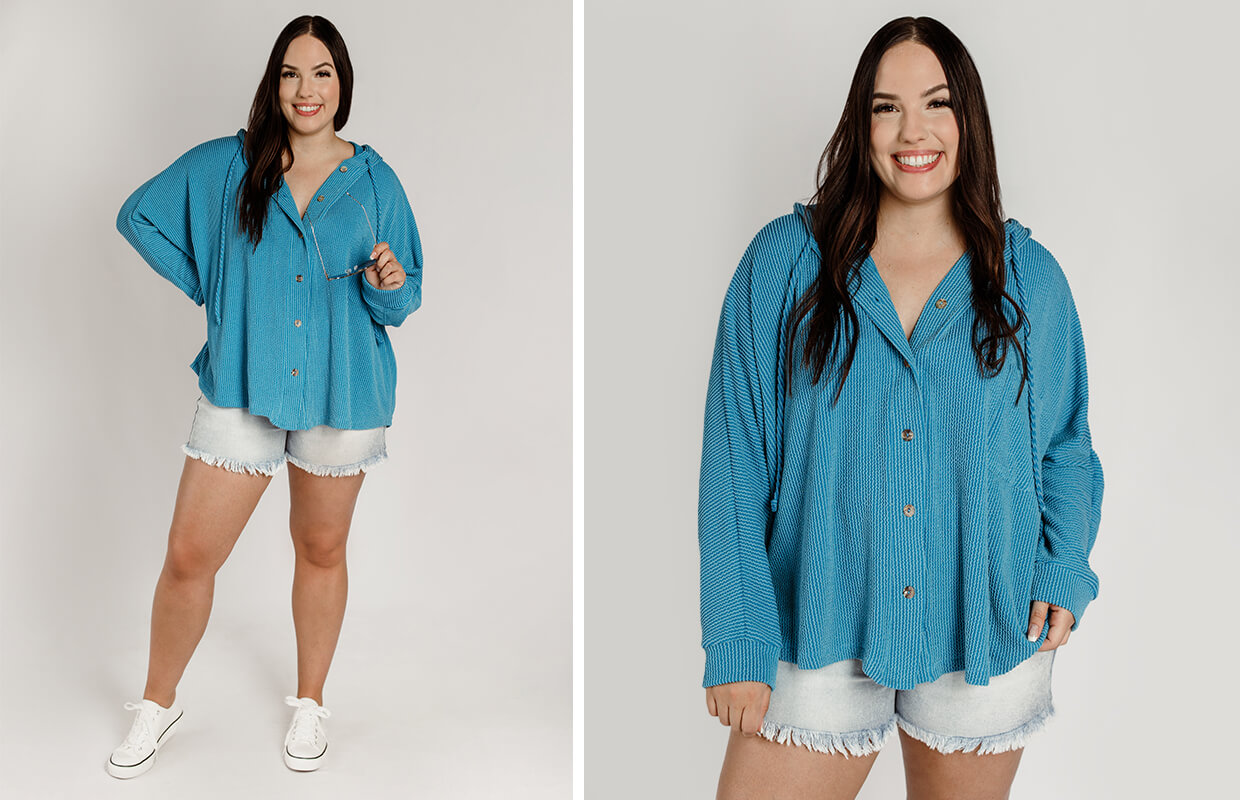 Silver Icing Name It to Win It Spotlight: Pepper & Zoe Hooded Button Up