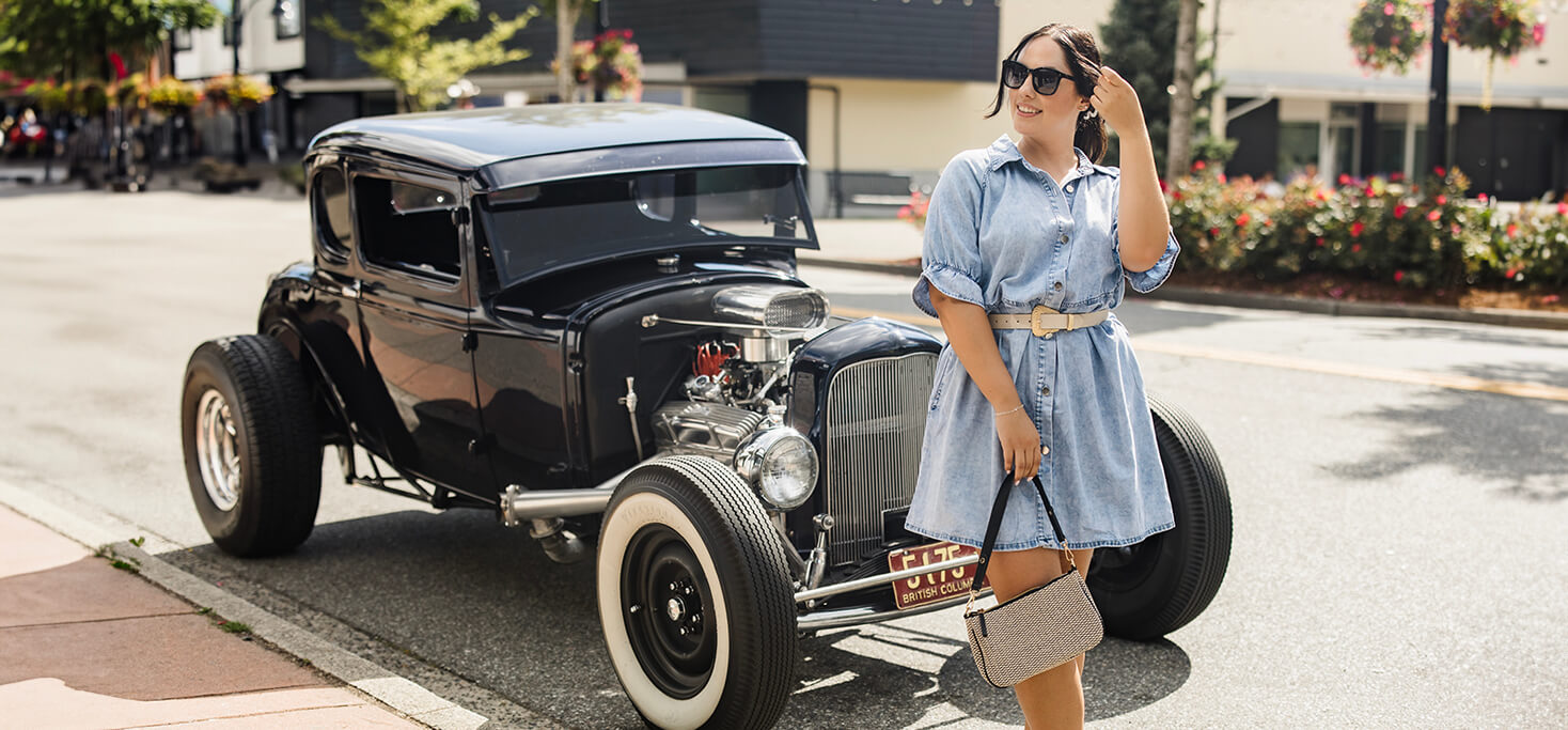 Silver Icing Denim Dress