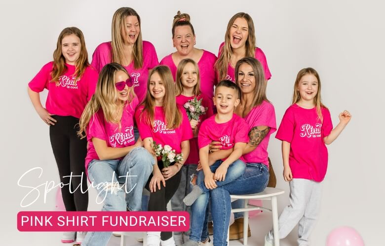 Silver Icing Pink Shirt Fundraiser