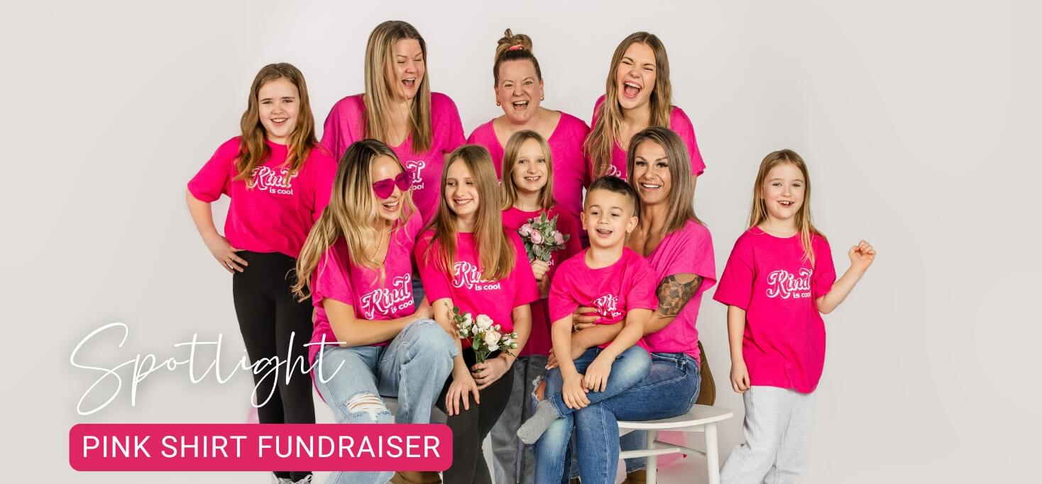 Silver Icing Pink Shirt Fundraiser