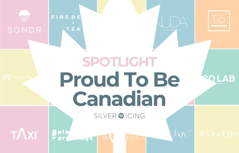 Silver Icing Proud To Be Canadian <span class='fab fa-canadian-maple-leaf'></span>