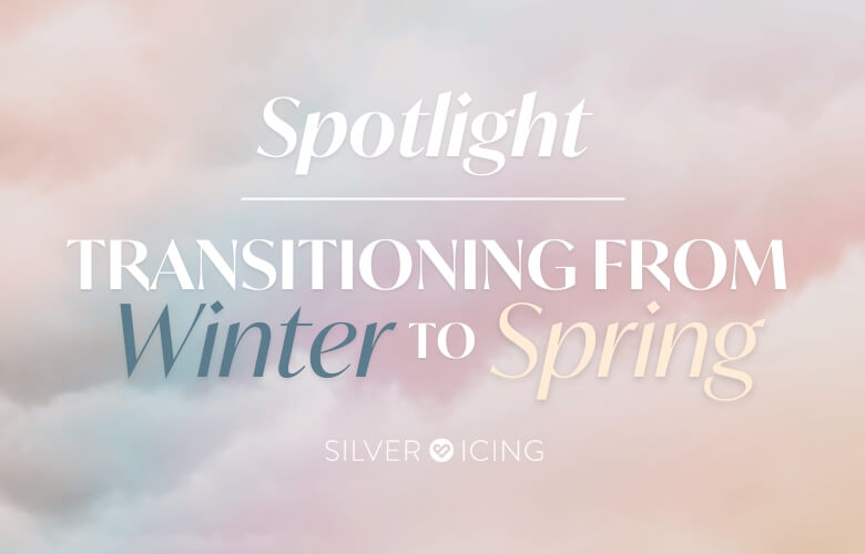 Silver Icing Transitioning from Winter to Spring