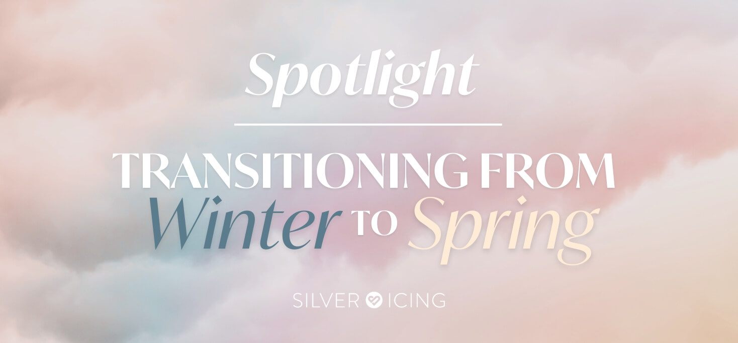 Silver Icing Transitioning from Winter to Spring