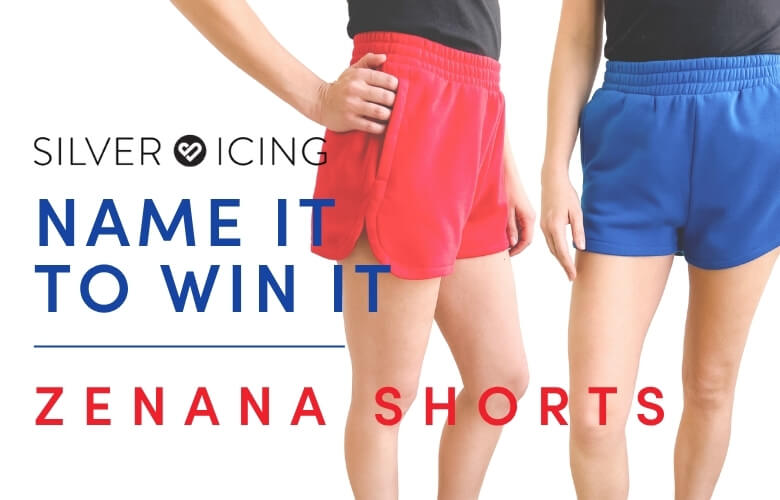 Silver Icing Name It to Win it Zenana Shorts