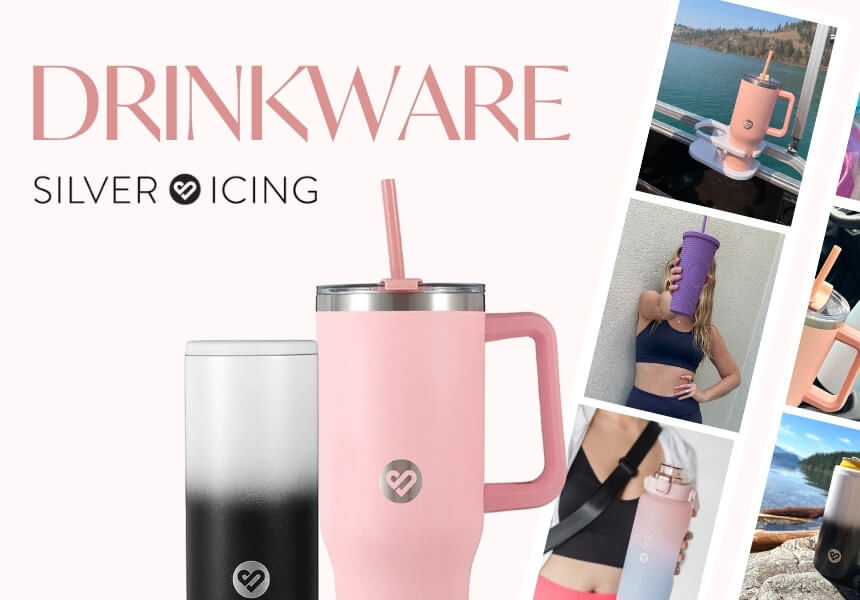 Shop Silver Icing Drinkware