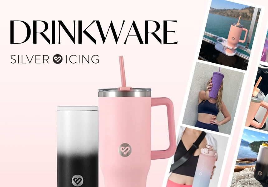 Shop Silver Icing Drinkware