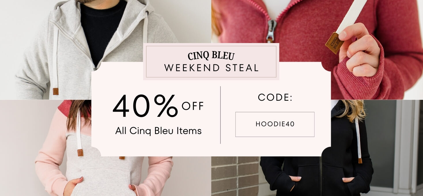 Cinq Bleu Promo Code Weekend Steal!