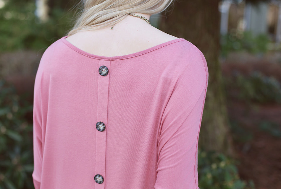 Back Button Tunic