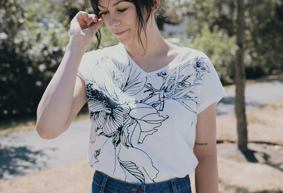 Gardenia Tee