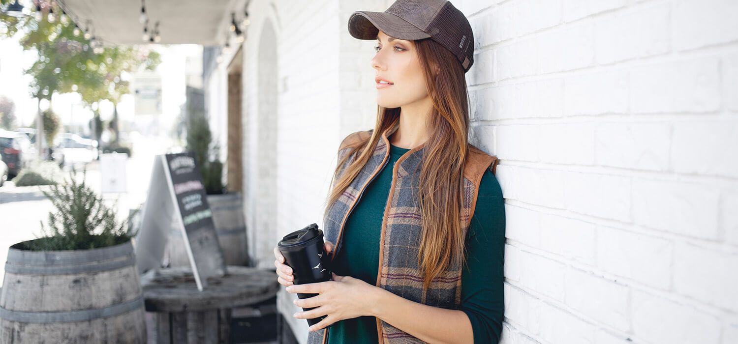 Plaid Vest Looks from Fall to Winter