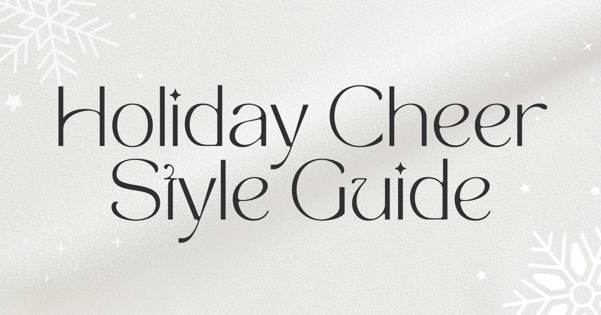 Holiday Cheer Style Guide Silver Icing